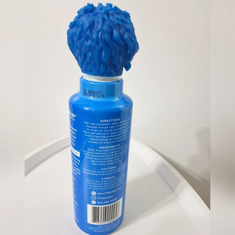 Friday's Dog 6-in-1 Deodorizing Oodle Doodler Dog Shampoo, 12-fl oz bottle, NEW